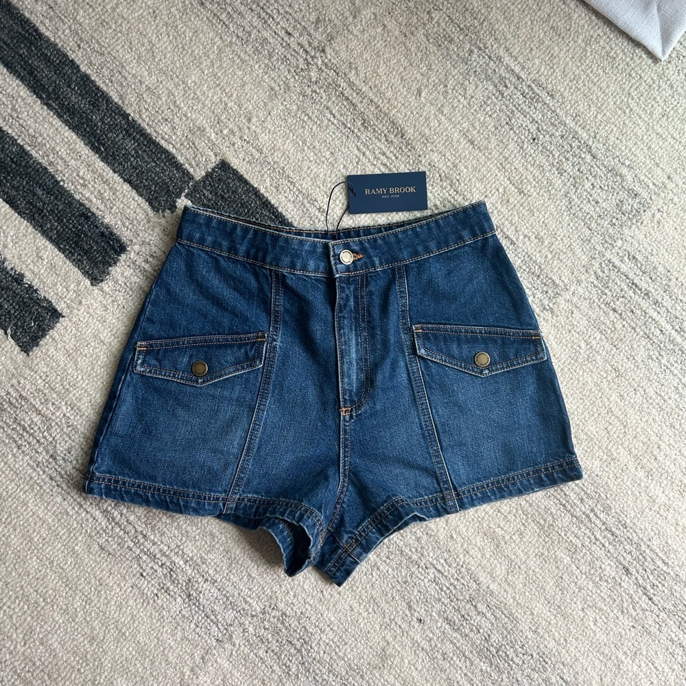 Ramy Brook Women's Blue Denim Shorts- Nova